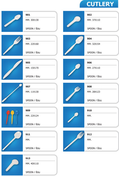 products CUTLERY (injection)